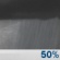 Chance Showers. Chance for Measurable Precipitation 50%