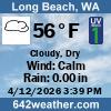 Weather for Long Beach, WA USA